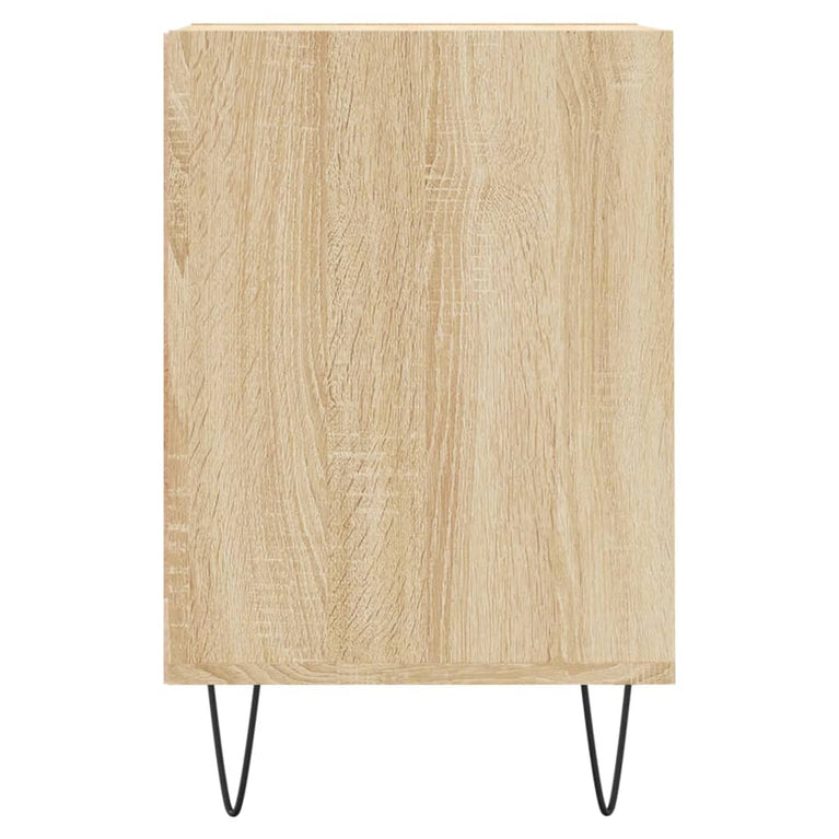 Tv-meubel 100x35x55 cm bewerkt hout sonoma eikenkleurig MeubelReus