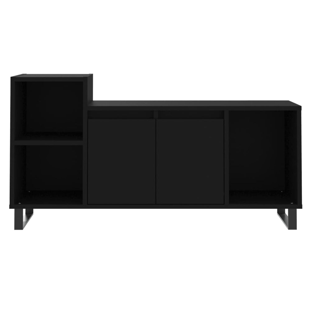 Tv-meubel 100x35x55 cm bewerkt hout zwart MeubelReus
