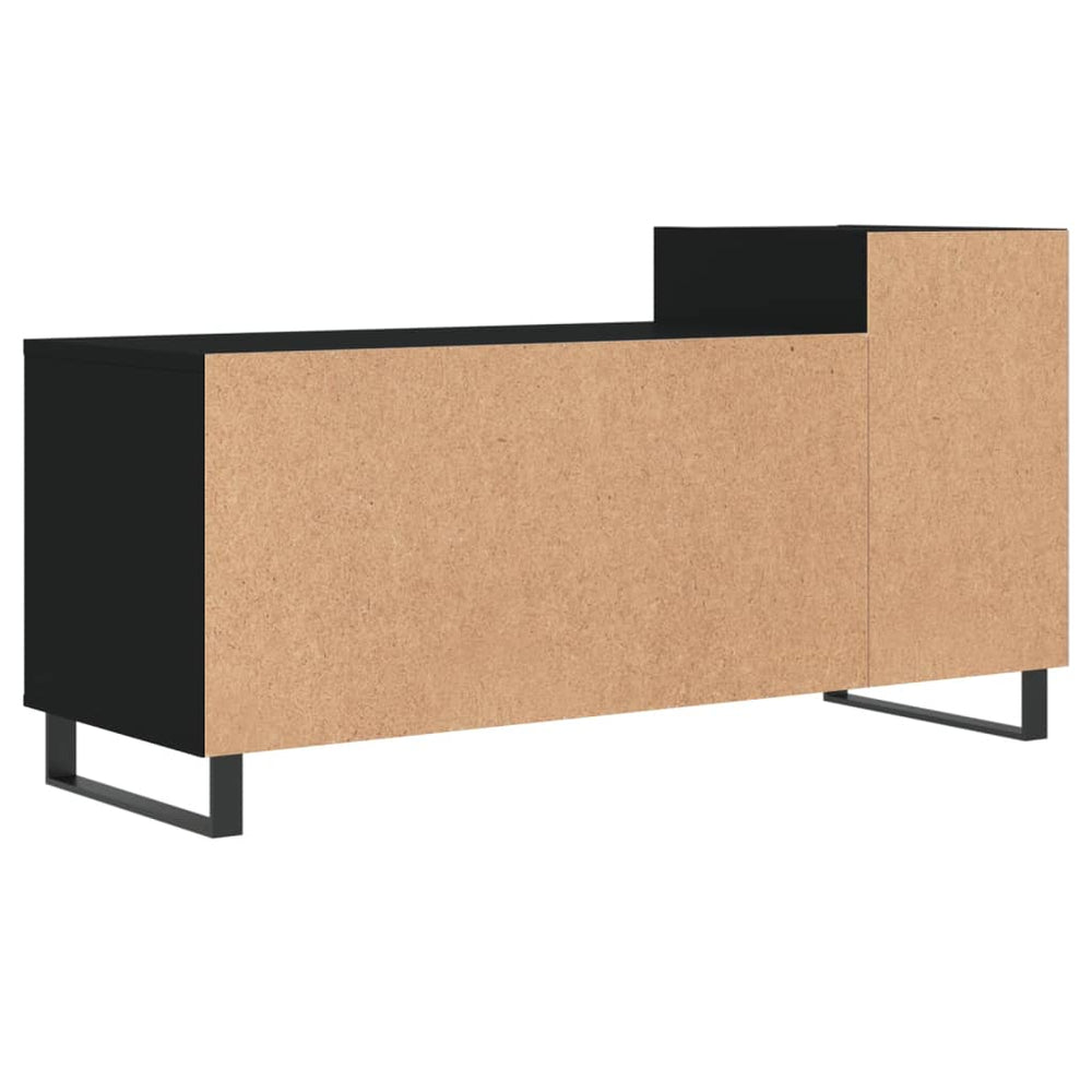 Tv-meubel 100x35x55 cm bewerkt hout zwart MeubelReus