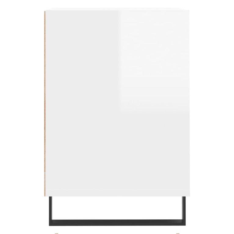 Tv-meubel 100x35x55 cm bewerkt hout hoogglans wit MeubelReus