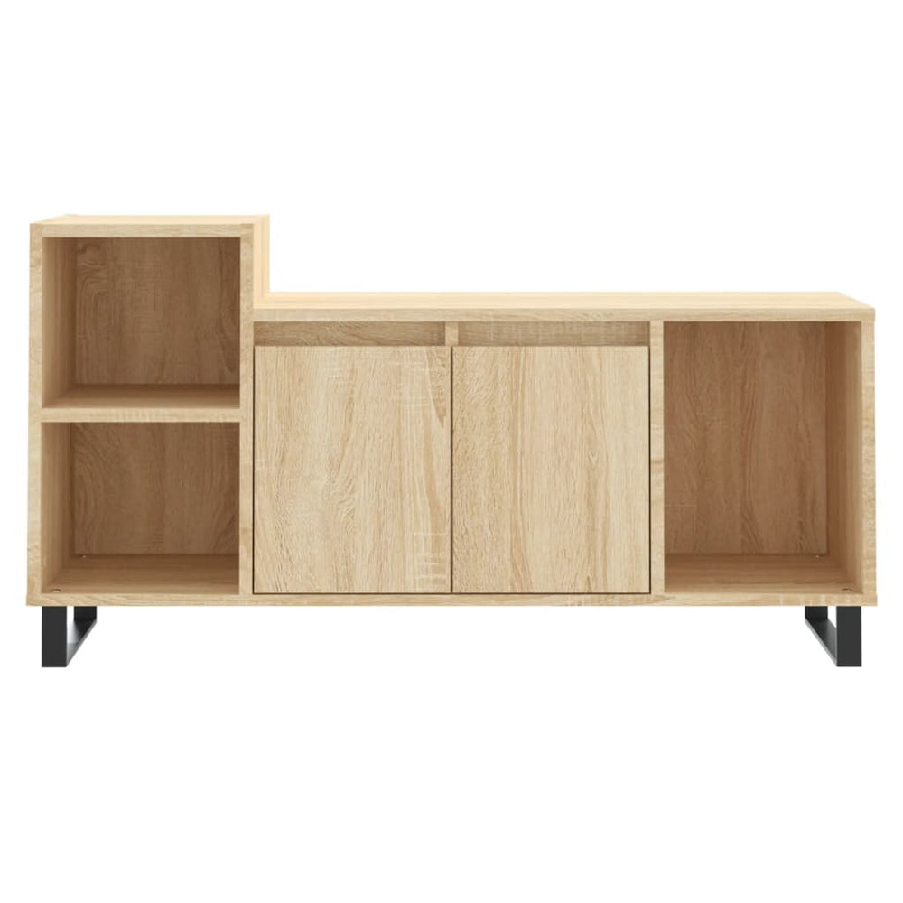 Tv-meubel 100x35x55 cm bewerkt hout sonoma eikenkleurig MeubelReus