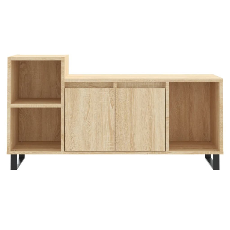 Tv-meubel 100x35x55 cm bewerkt hout sonoma eikenkleurig MeubelReus