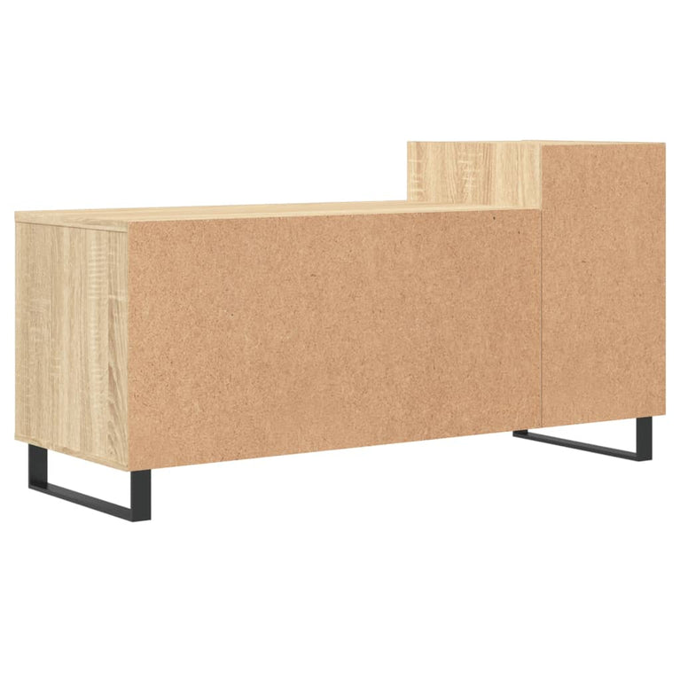 Tv-meubel 100x35x55 cm bewerkt hout sonoma eikenkleurig MeubelReus