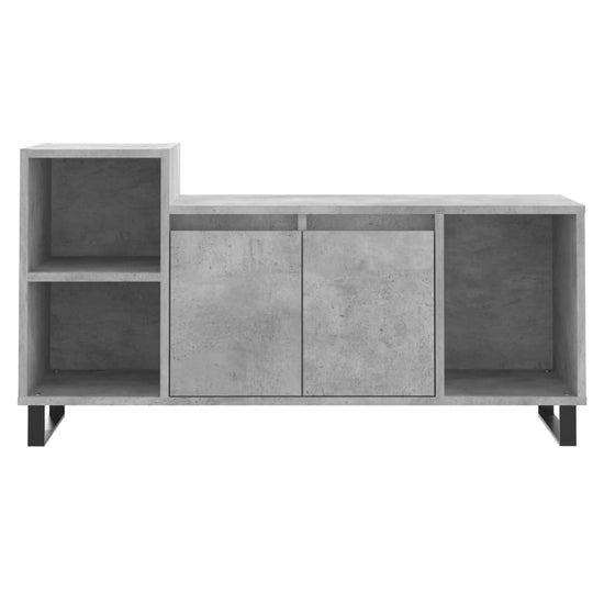 Tv-meubel 100x35x55 cm bewerkt hout betongrijs MeubelReus