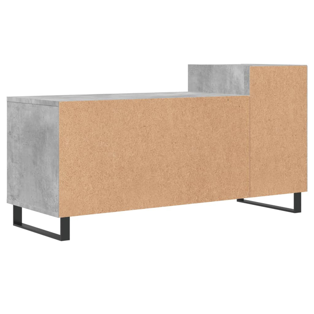 Tv-meubel 100x35x55 cm bewerkt hout betongrijs MeubelReus