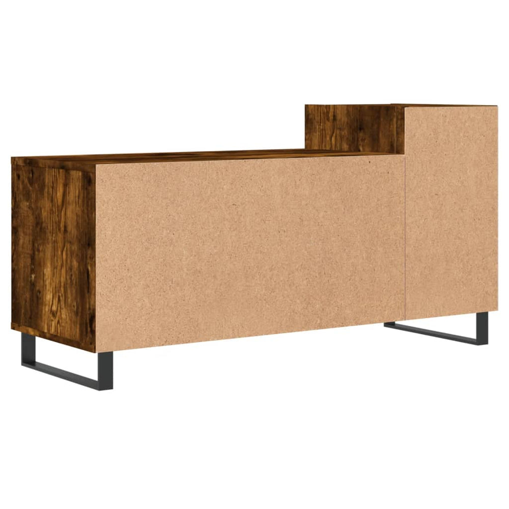 Tv-meubel 100x35x55 cm bewerkt hout gerookt eikenkleurig MeubelReus