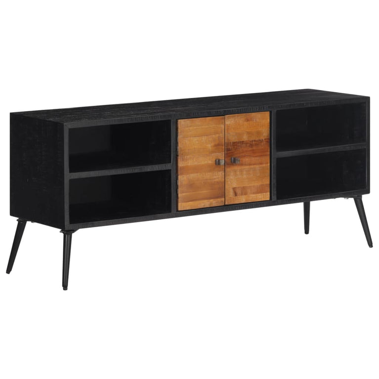 Tv-meubel 112x31x45 cm massief gerecycled teakhout
