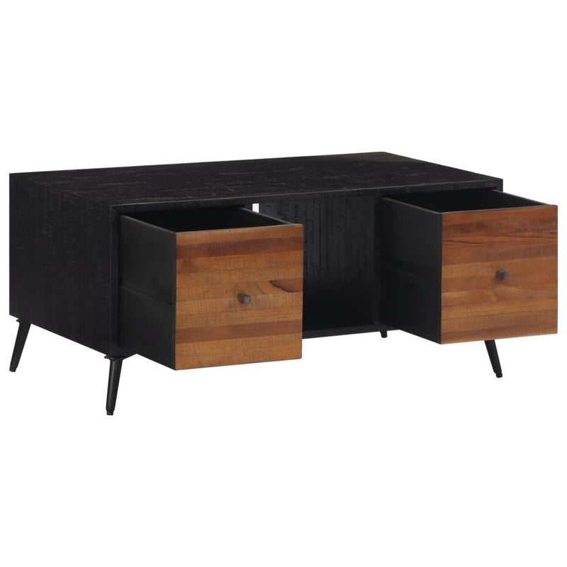 Salontafel 90x50x41 cm massief gerecycled teakhout