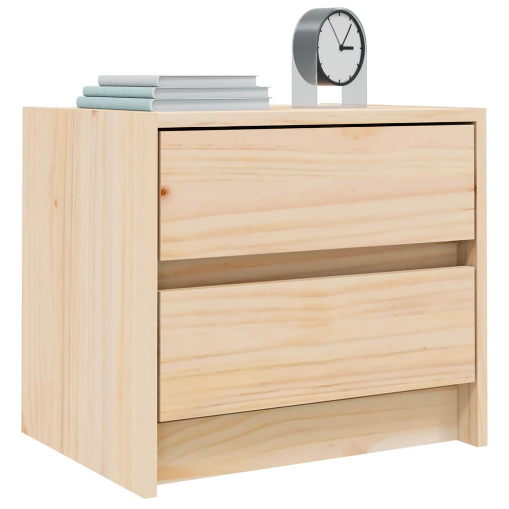 Nachtkastjes 2 st 40x31x35,5 cm massief grenenhout MeubelReus