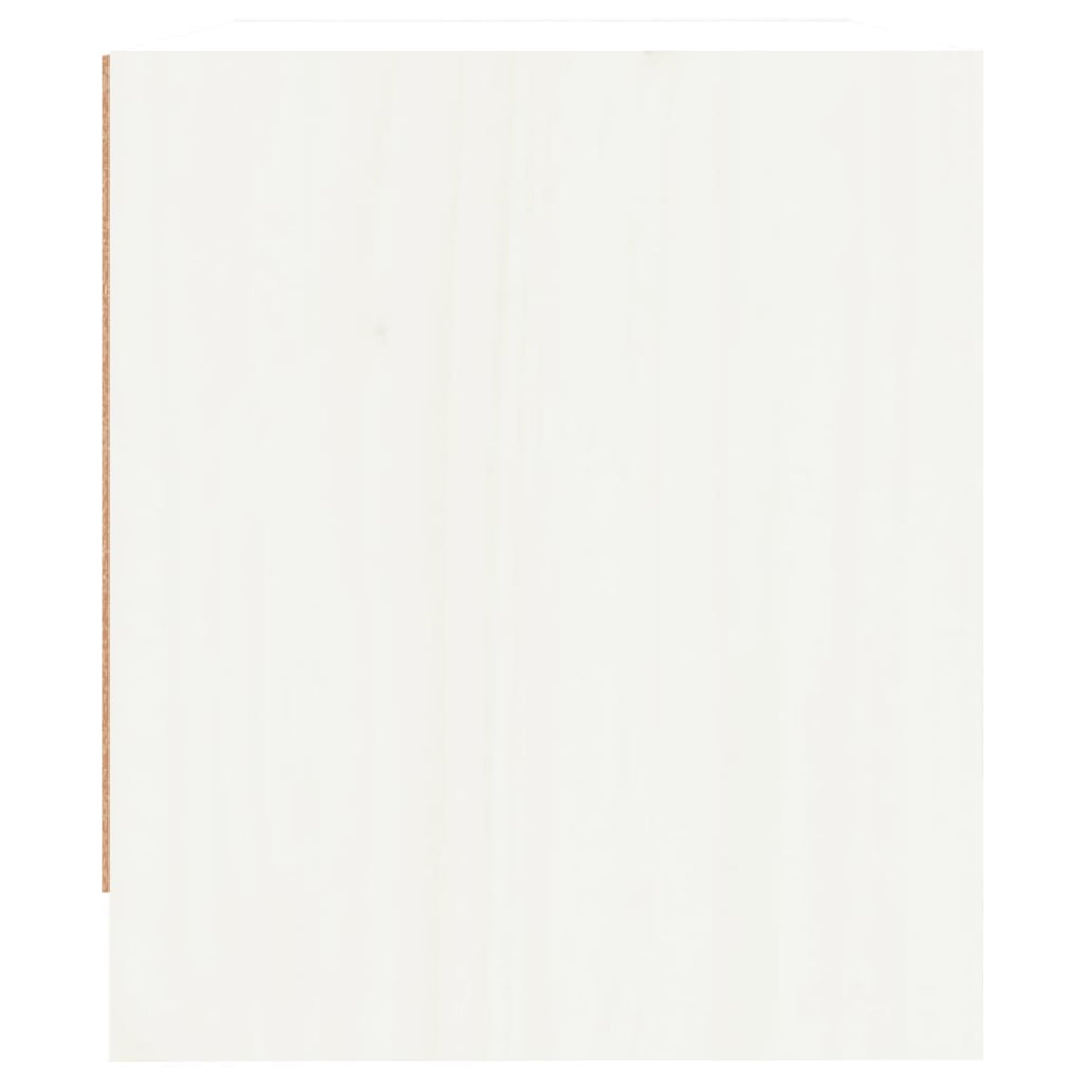 Nachtkastjes 2 st 40x31x35,5 cm massief grenenhout wit MeubelReus