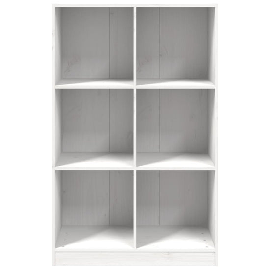 Boekenkast 70x33x110 massief grenenhout wit MeubelReus