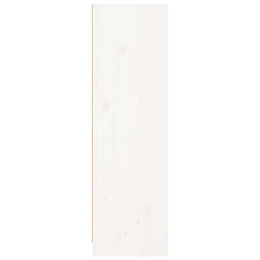 Boekenkast 70x33x110 massief grenenhout wit MeubelReus
