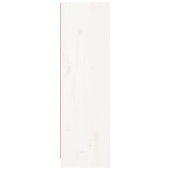 Boekenkast 70x33x110 massief grenenhout wit MeubelReus