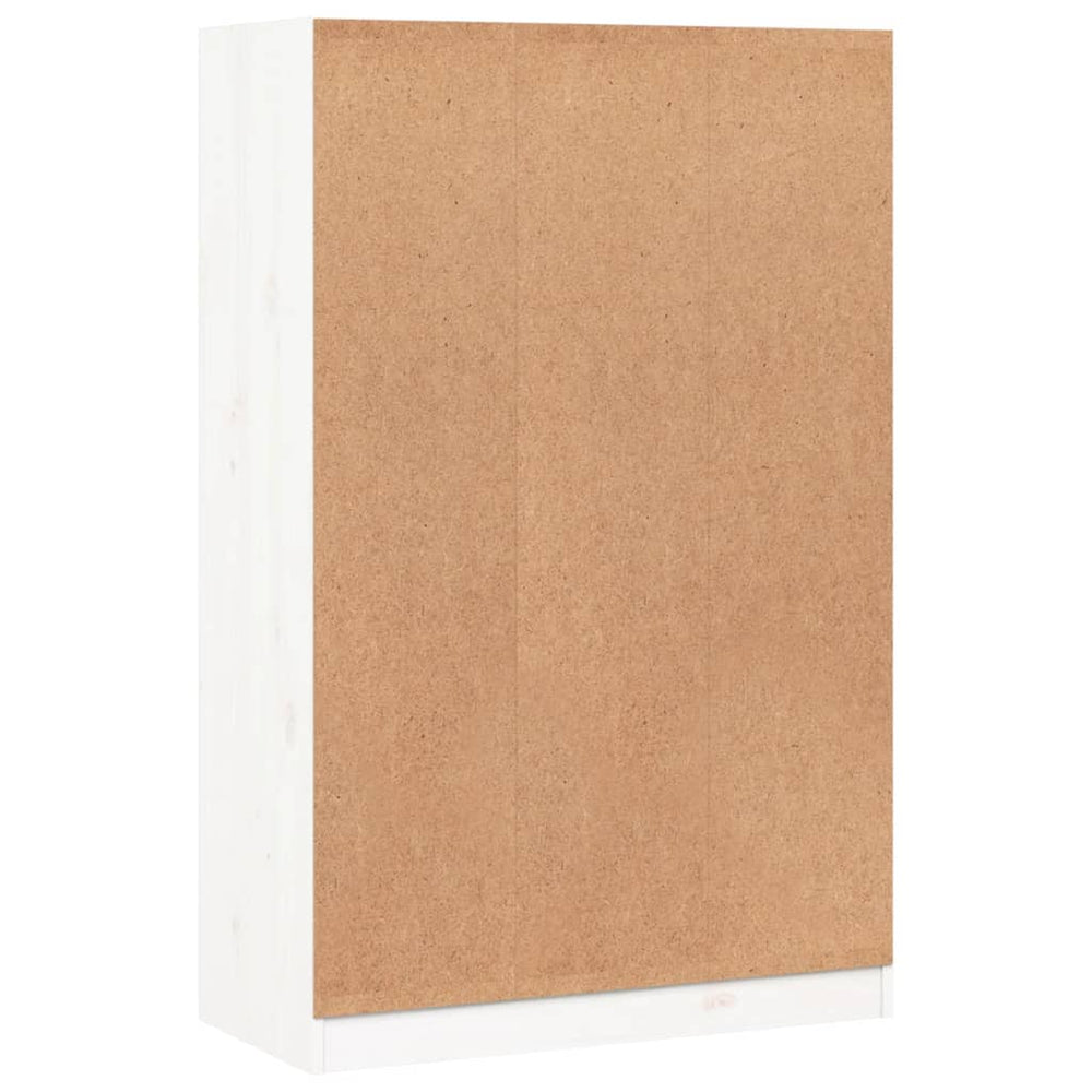 Boekenkast 70x33x110 massief grenenhout wit MeubelReus