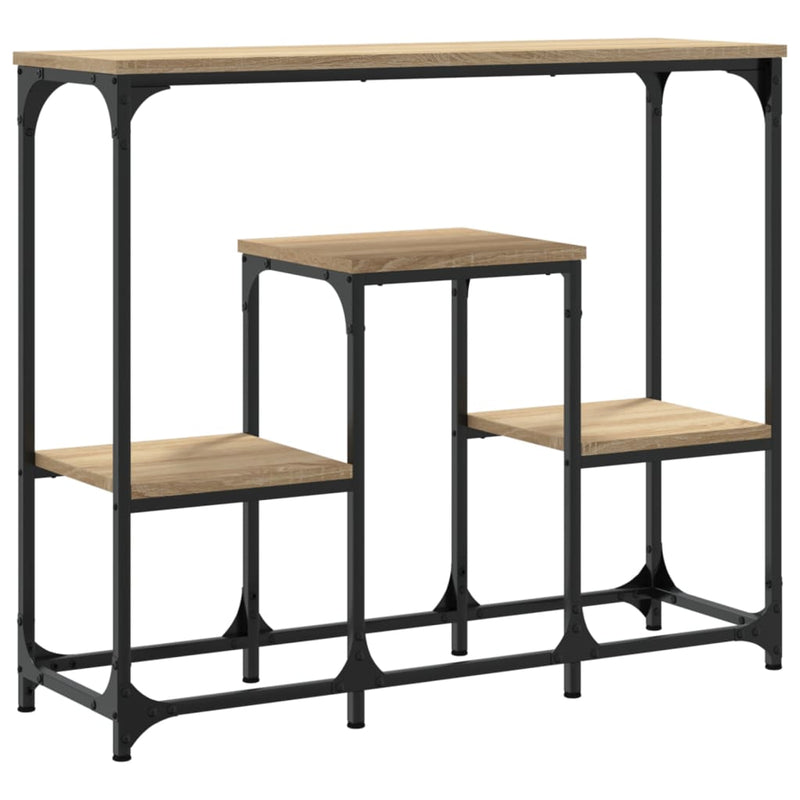 Wandtafel 89,5x28x76 cm bewerkt hout sonoma eikenkleurig MeubelReus