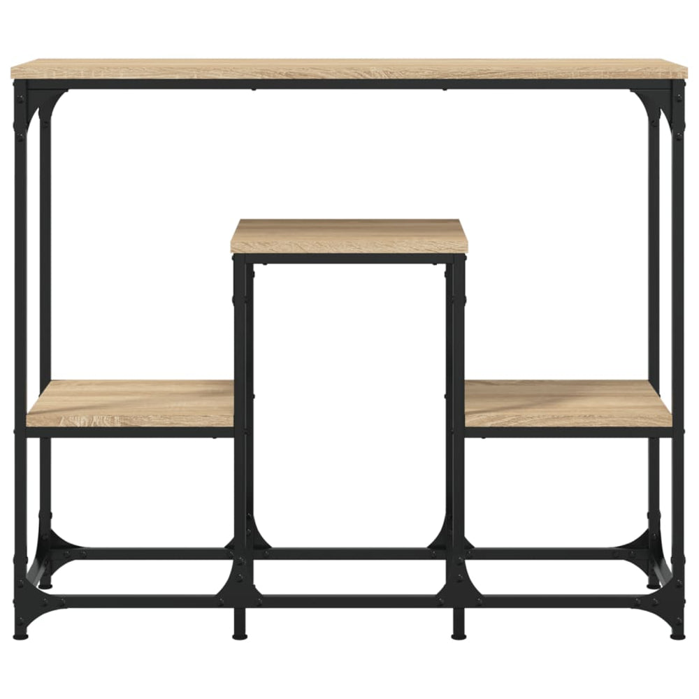 Wandtafel 89,5x28x76 cm bewerkt hout sonoma eikenkleurig MeubelReus