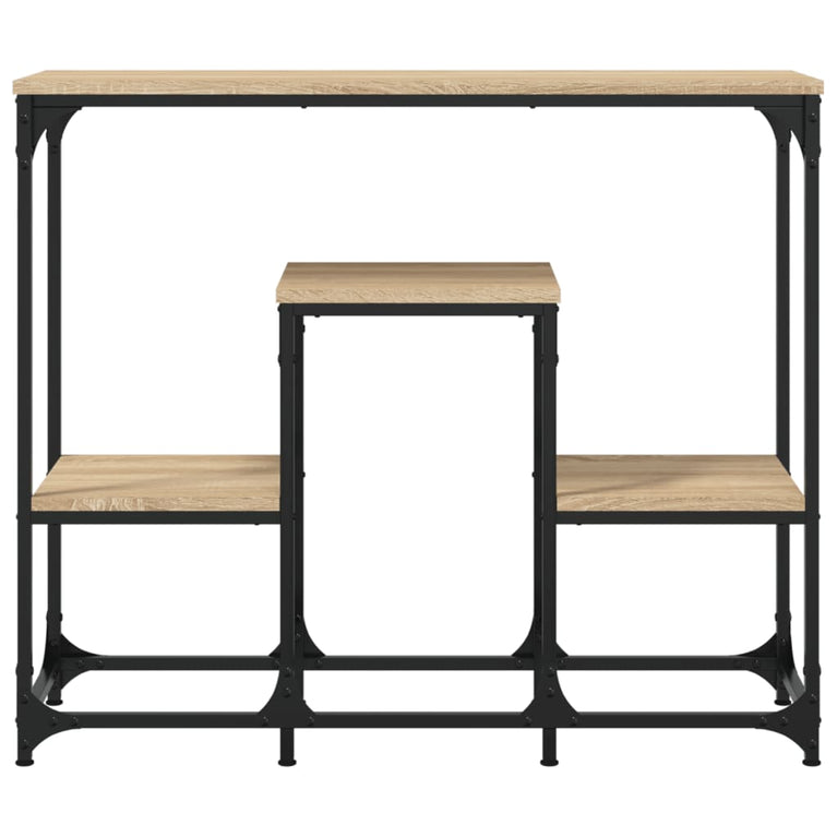 Wandtafel 89,5x28x76 cm bewerkt hout sonoma eikenkleurig MeubelReus