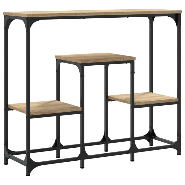Wandtafel 89,5x28x76 cm bewerkt hout sonoma eikenkleurig MeubelReus