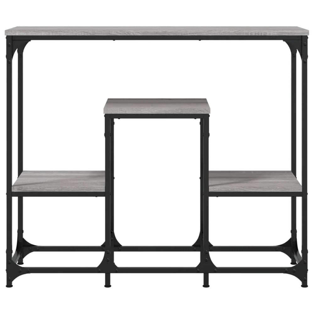 Wandtafel 89,5x28x76 cm bewerkt hout grijs sonoma eikenkleurig MeubelReus