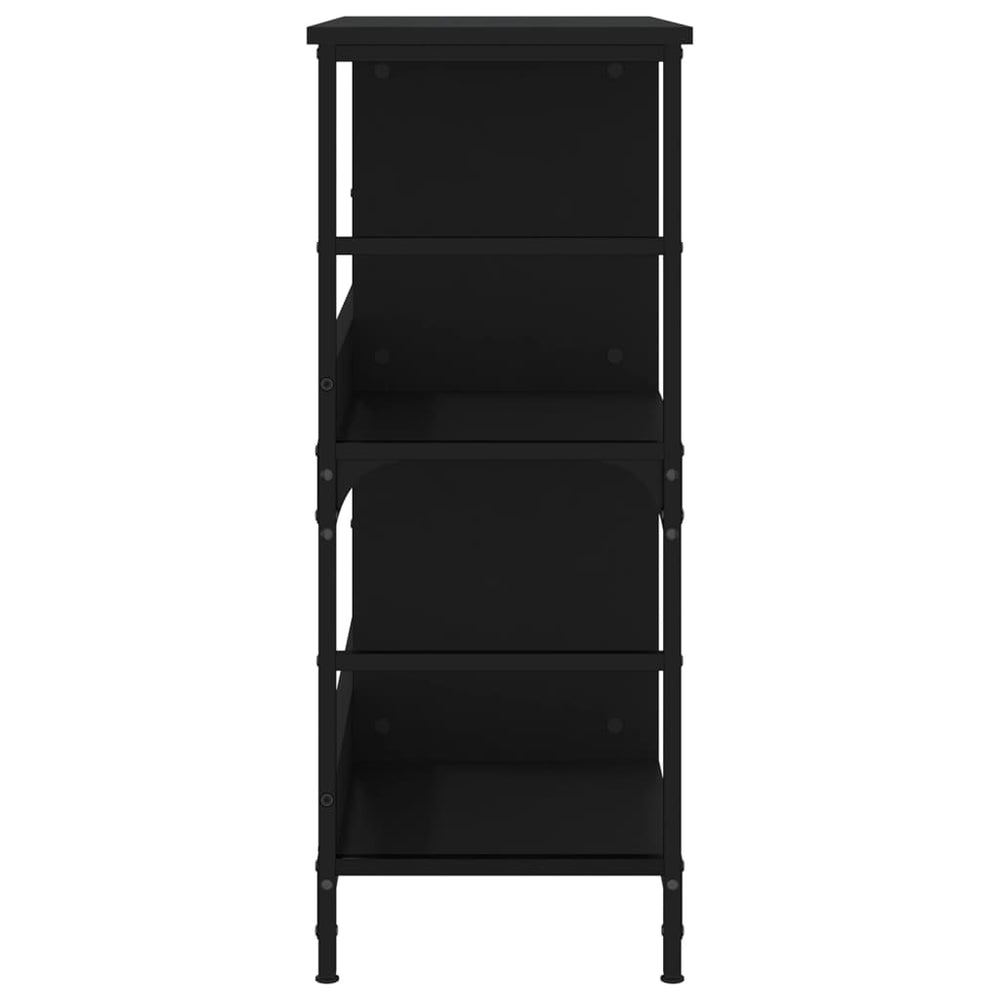 Boekenkast 78,5x33x82 cm bewerkt hout zwart MeubelReus