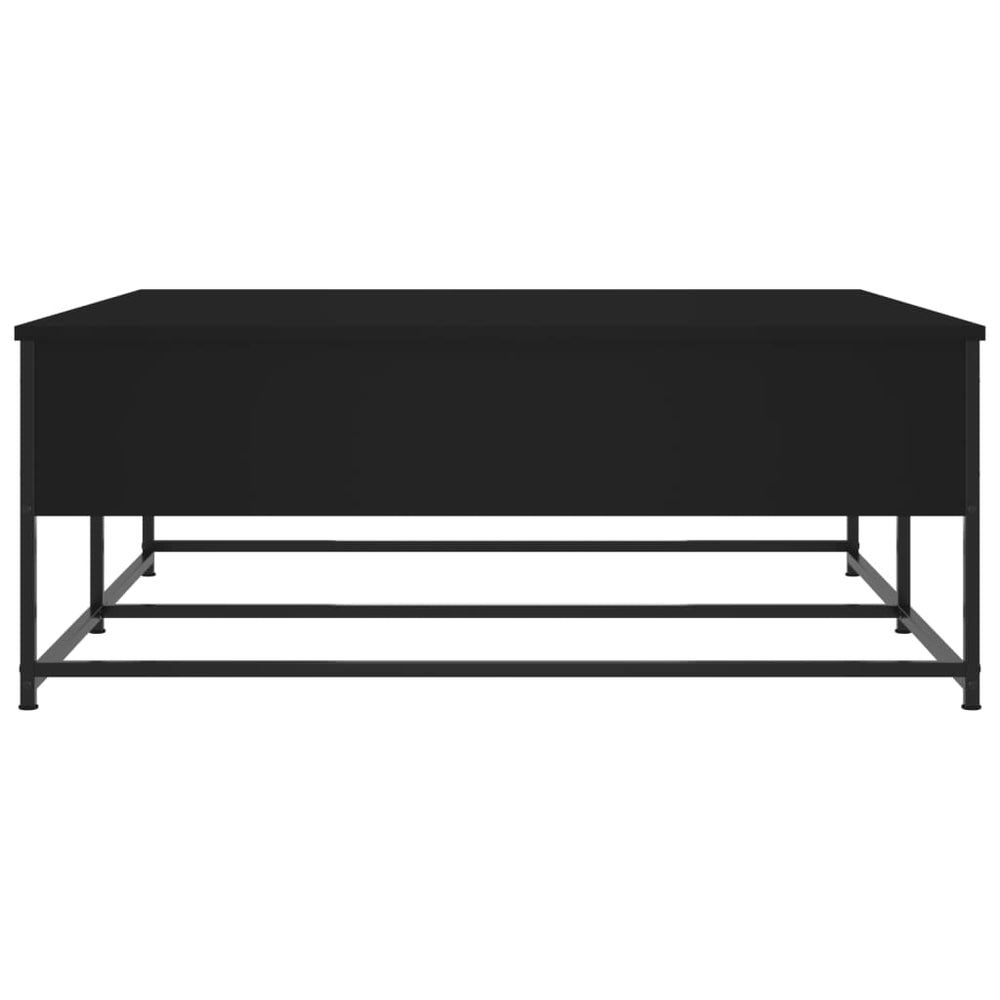 Salontafel 100x99x40 cm bewerkt hout zwart MeubelReus