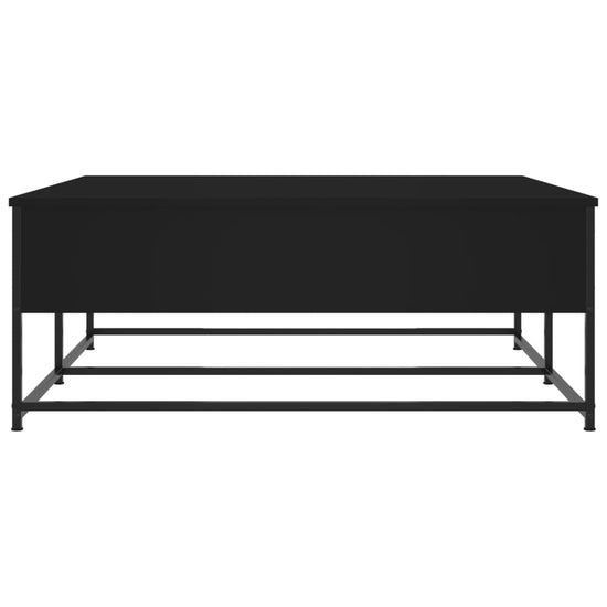 Salontafel 100x99x40 cm bewerkt hout zwart MeubelReus