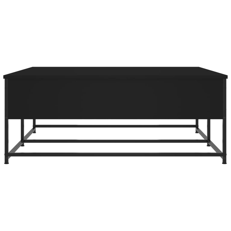 Salontafel 100x99x40 cm bewerkt hout zwart MeubelReus