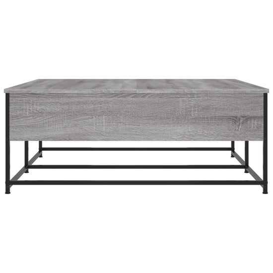 Salontafel 100x99x40 cm bewerkt hout grijs sonoma MeubelReus