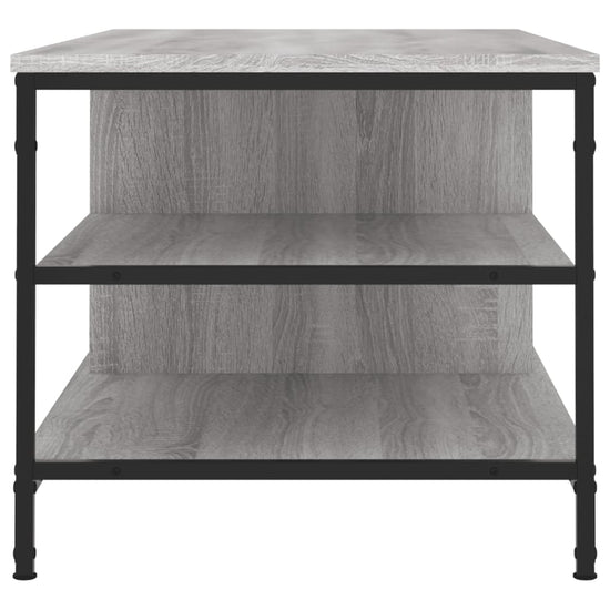 Salontafel 100x50x45 cm bewerkt hout grijs sonoma MeubelReus