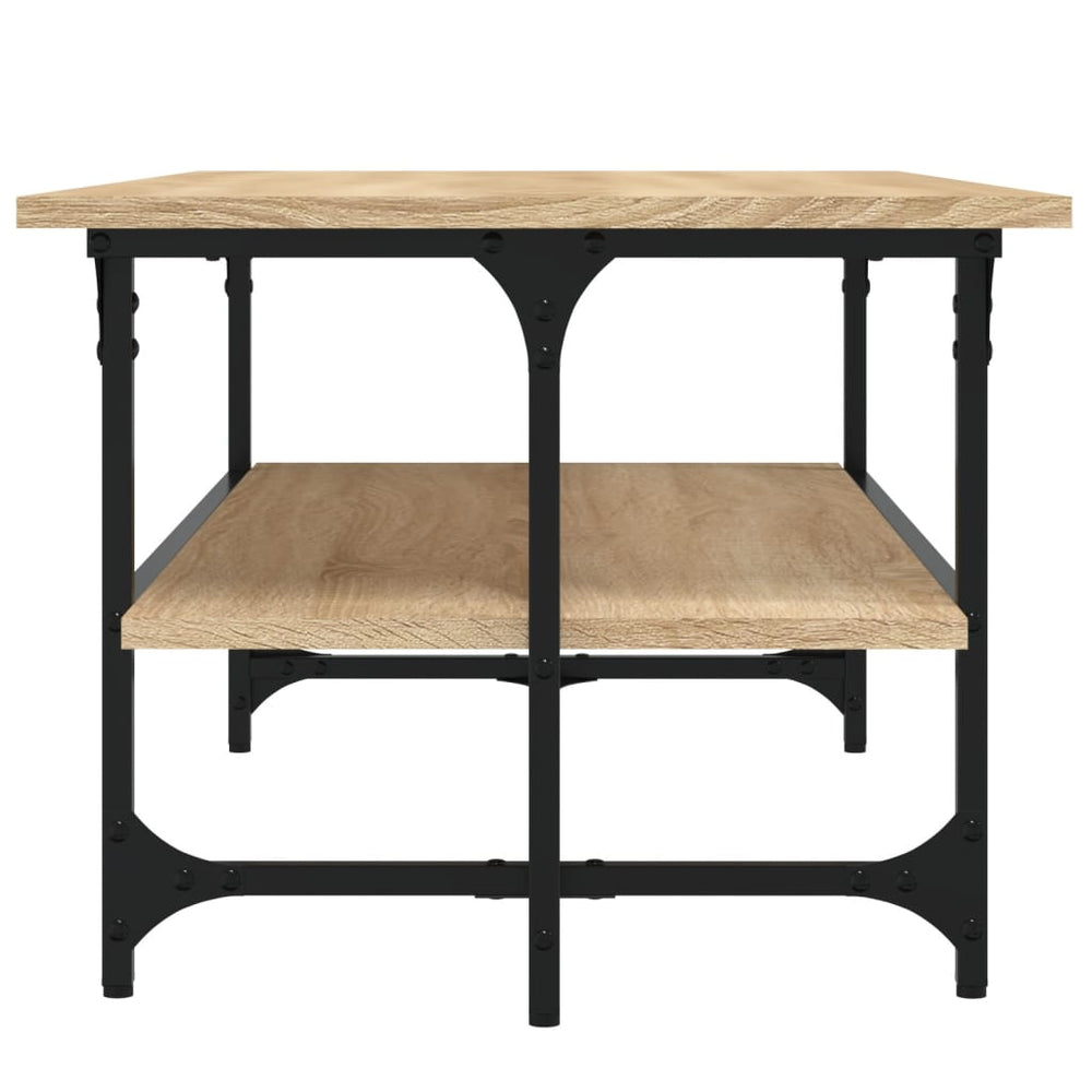 Salontafel 100x50x40 cm bewerkt hout sonoma eikenkleurig MeubelReus