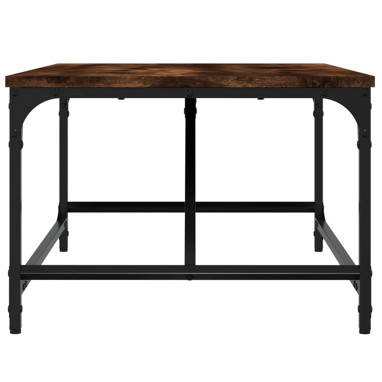 Salontafel 75x50x35 cm bewerkt hout gerookt eikenkleurig MeubelReus