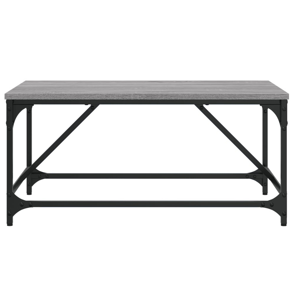 Salontafel 75x50x35 cm bewerkt hout grijs sonoma MeubelReus
