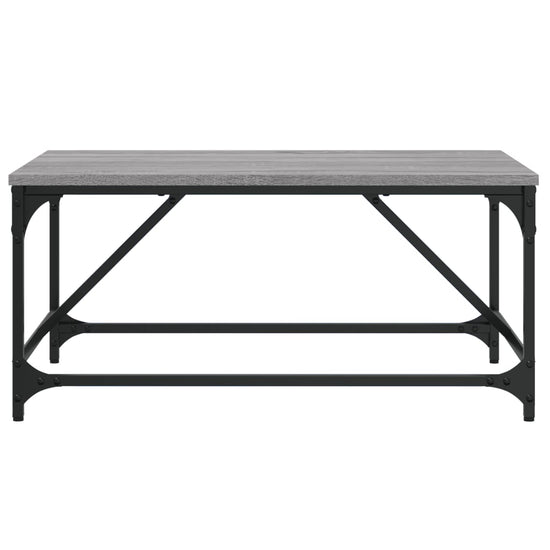 Salontafel 75x50x35 cm bewerkt hout grijs sonoma MeubelReus