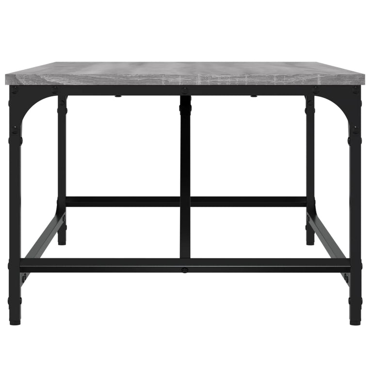 Salontafel 75x50x35 cm bewerkt hout grijs sonoma MeubelReus