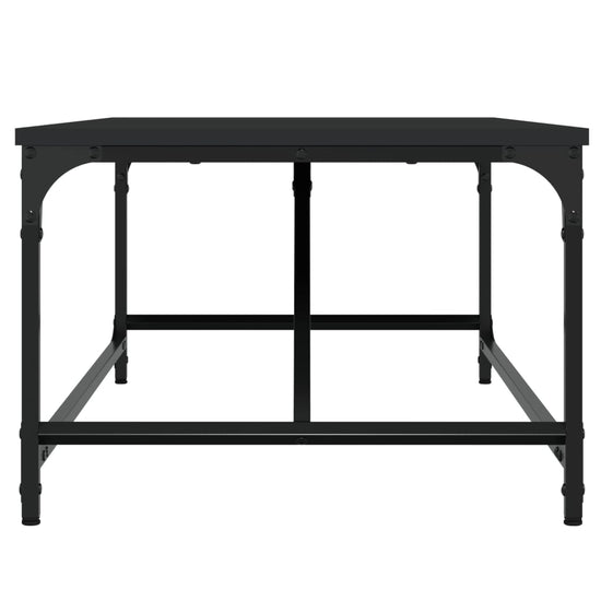 Salontafel 100x50x35 cm bewerkt hout zwart MeubelReus