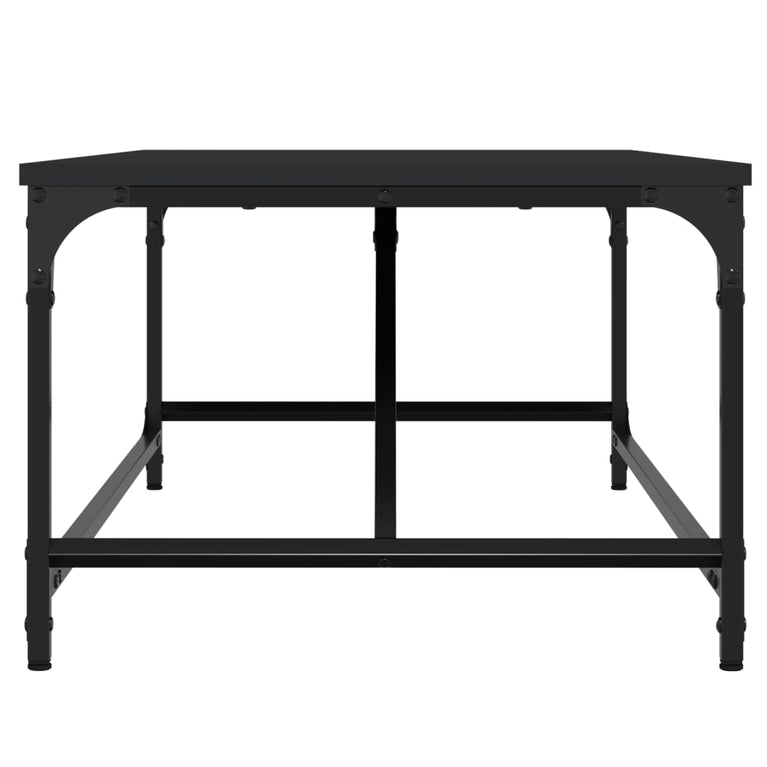 Salontafel 100x50x35 cm bewerkt hout zwart MeubelReus