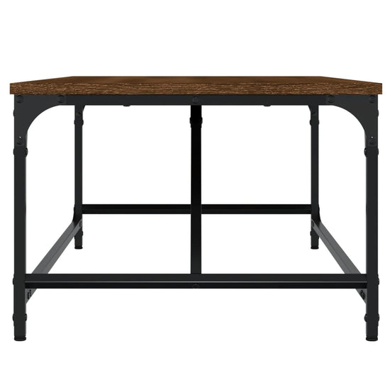 Salontafel 100x50x35 cm bewerkt hout bruin eikenkleur MeubelReus