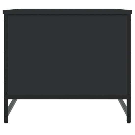 Salontafel 85,5x51x45 cm bewerkt hout zwart MeubelReus