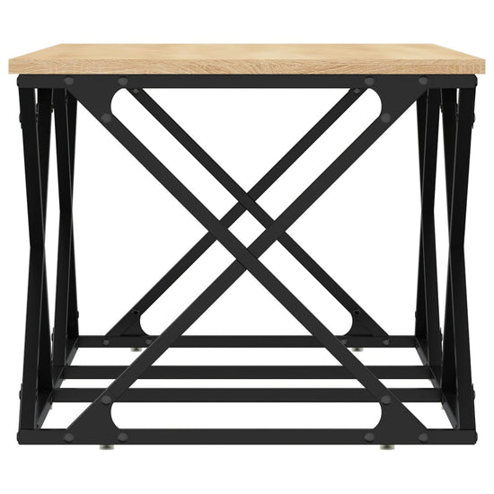 Salontafel 100x49x40 cm bewerkt hout sonoma eikenkleurig MeubelReus