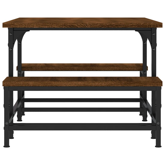 Salontafel 100x50,5x40 cm bewerkt hout bruin eikenkleur MeubelReus