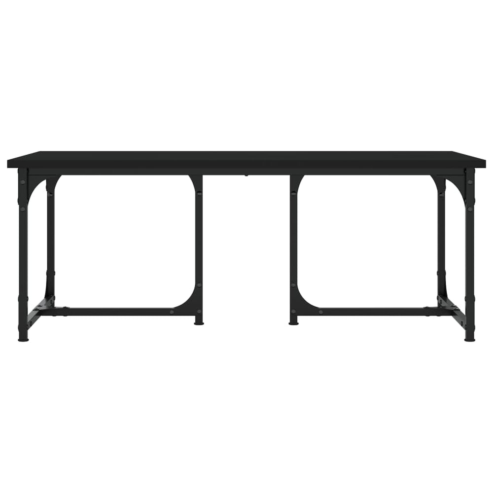 Salontafel 90x50x35 cm bewerkt hout zwart MeubelReus