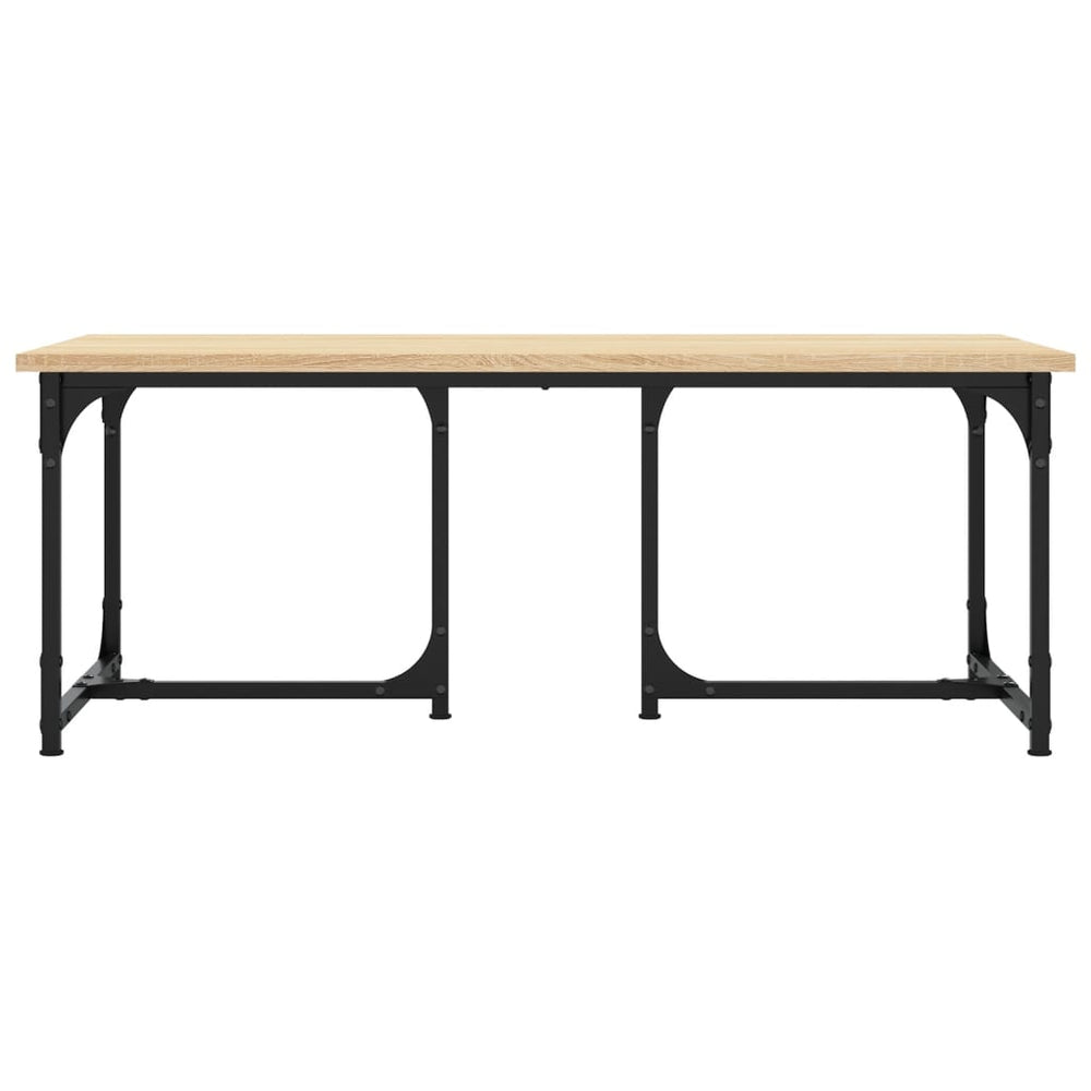 Salontafel 90x50x35 cm bewerkt hout sonoma eikenkleurig MeubelReus