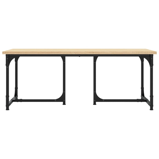 Salontafel 90x50x35 cm bewerkt hout sonoma eikenkleurig MeubelReus
