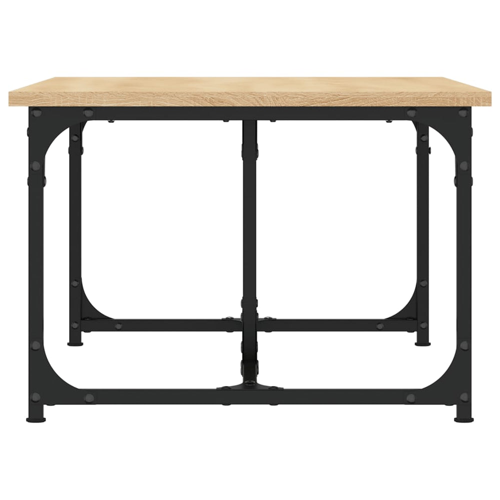Salontafel 90x50x35 cm bewerkt hout sonoma eikenkleurig MeubelReus