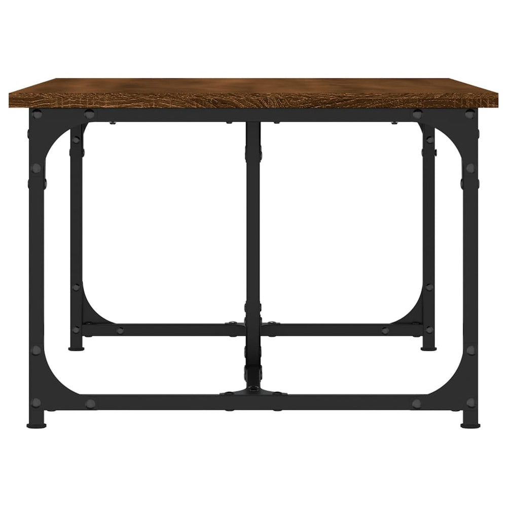 Salontafel 90x50x35 cm bewerkt hout bruin eikenkleur MeubelReus