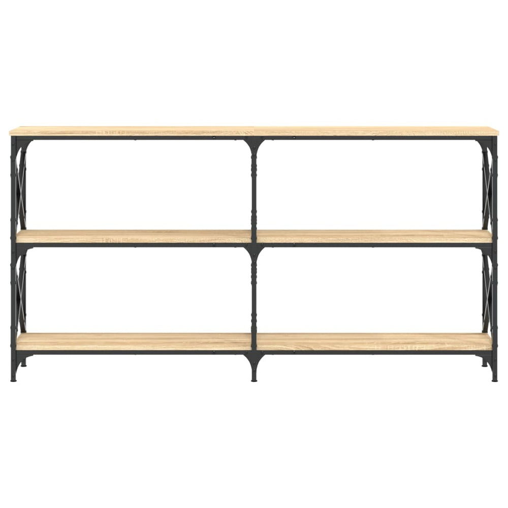 Wandtafel 200x28x80,5 cm bewerkt hout sonoma eikenkleurig MeubelReus