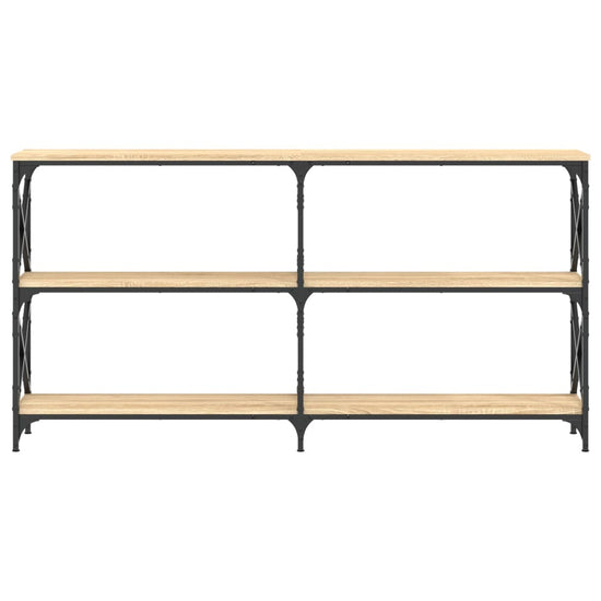 Wandtafel 200x28x80,5 cm bewerkt hout sonoma eikenkleurig MeubelReus