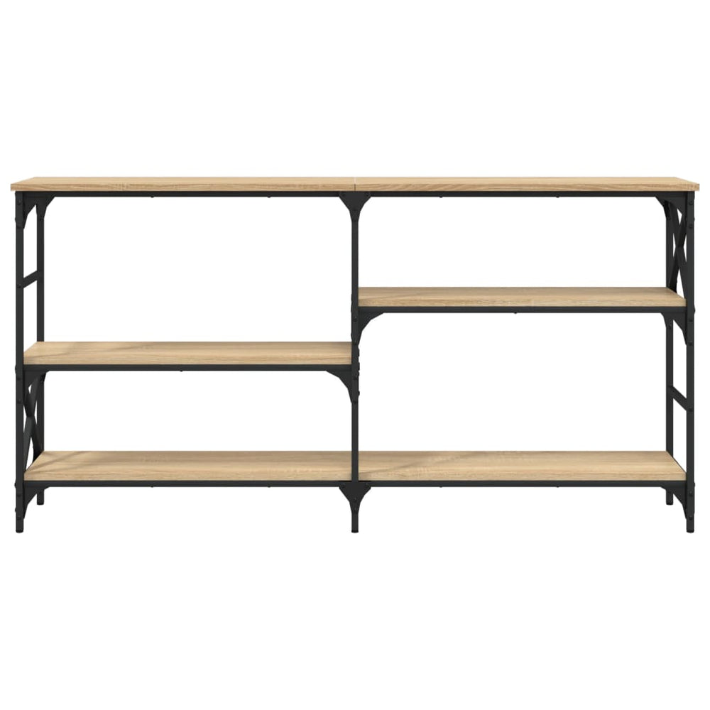 Wandtafel 150x29x76,5 cm bewerkt hout sonoma eikenkleurig MeubelReus