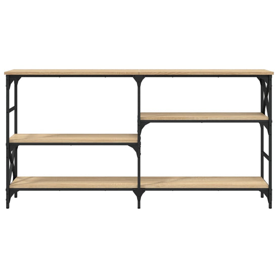 Wandtafel 150x29x76,5 cm bewerkt hout sonoma eikenkleurig MeubelReus