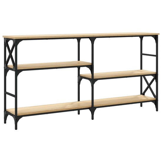 Wandtafel 150x29x76,5 cm bewerkt hout sonoma eikenkleurig MeubelReus